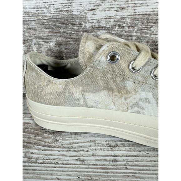 Women's Converse Chuck 70 Ox Low 'Beach Dye' Beige/Cream Sneakers Sz 7 EUC! - Picture 9 of 10